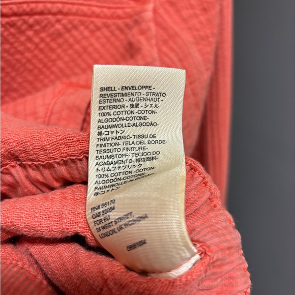 Anthropologie Joyce Textured Jacket Orange Coral - Picture 11 of 11